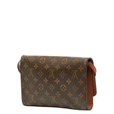 ルイ ヴィトン モノグラム ボルドー24 斜め掛け ショルダーバッグ M51798 ブラウン PVC レザー レディース LOUIS VUITTON 【中古】